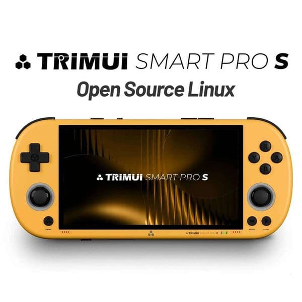 BOYHOM Trimui Smart Pro S TG5050 Handheld Game Console - Best for N64/PSP, Octa-core 2.0GHz, 4.96" IPS Display, 5000mAh Battery 26W0325