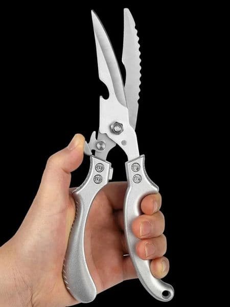 Chicken Bone Scissors Professional Upgraded Poultry Shears Cutter Stainless Steel Turkey Meat Fish Vegetables Kitchen 260325BJ