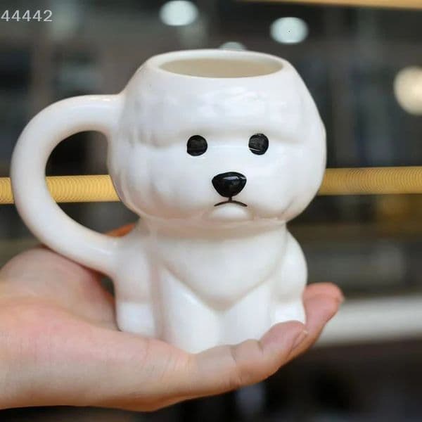 Office Water Drinking Cups Coffee Cups Birthday Gifts Couple Cups Home Daily Use Creative Cute Little Dog Ceramic Mugs 260325