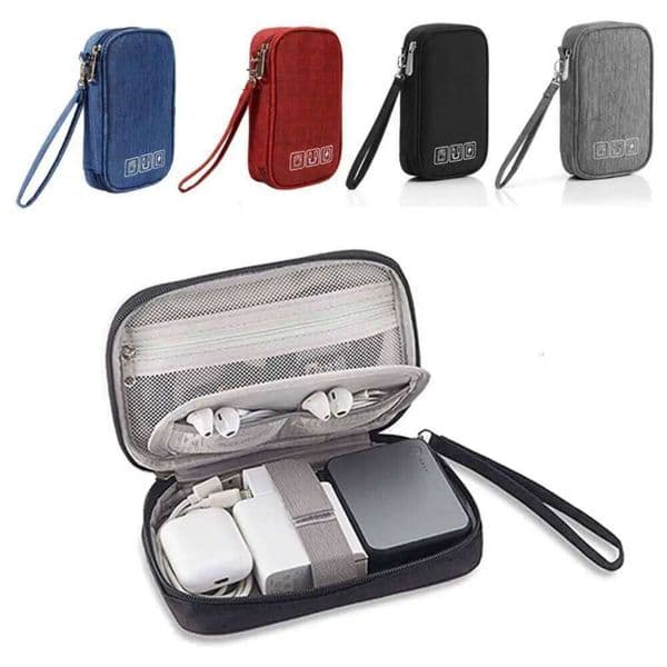 Travel Cable Organizer Pouch Electronic Accessories Carry Case Portable Waterproof Storage Bag For Cord, Charger, Phone Earphone 26H0325