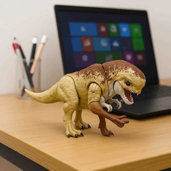 Hot Jurassic Dinosaur Toy Resin Tyrannosaurus Rex Figurine Restic Camouflage Dinosaur Model Toy Funny Doll Handmad L251126QLDO