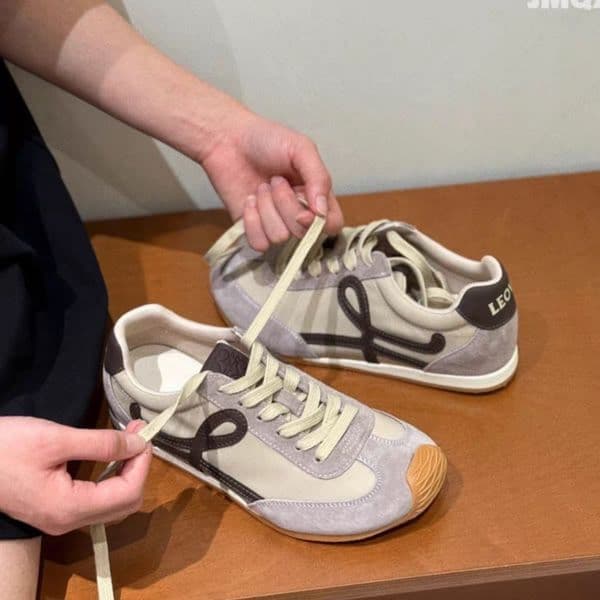 Ddmysports Retro German Style Women S Sneakers Spring New Versatile Trendy Cool Fashion Slimming Soft Soled Casual Sports Jogging Shoes Outdoor