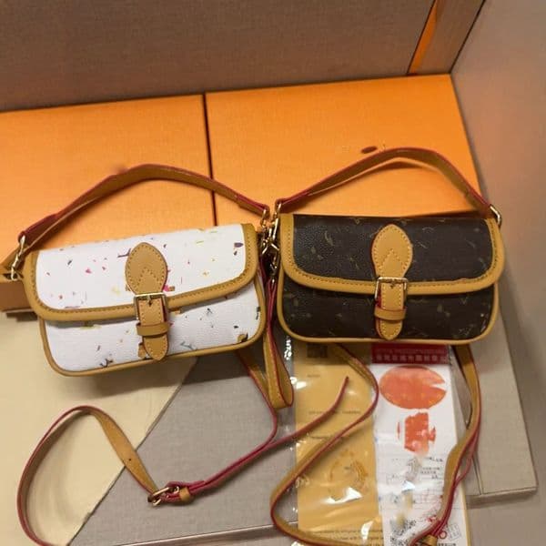 Luxury Classic Print Shoulder Bag Designer Bag Fashion Underarm Bag Purses Women's Top Quality Handbags Leather Shoulder Bags