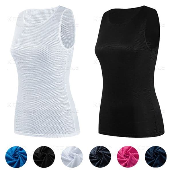 Women Cycling Base Layers Colorful Cycling Jersey Blue Quick Dry Vest Breathable Pink Undershirt Elastici Vest Road Bike Jerseys 260324BJ