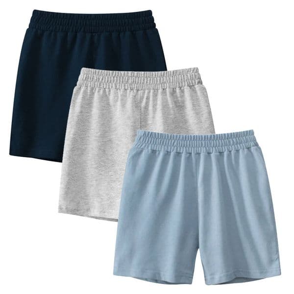 Jogger Shorts for s s ren Sports Run Cotton Pants Solid Plain Color Summer Casual Blank Short Trousers 1-9 Years 260323