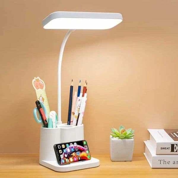 USB Learning Dormitory Bedroom Bedside Reading Night Light LED Desk Lamp Eye Protection Desk College Student Nightlights H260325