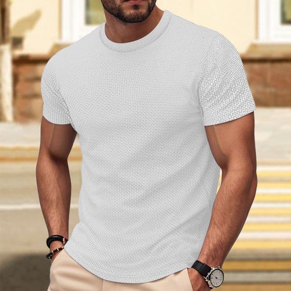 2026 Polo Summer New European Size Men's Short-sleeve T-shirt Breathable Slim Designer Hoodie Fit Top Designer T-shirt Men's Running Sports T-shirt Trendy