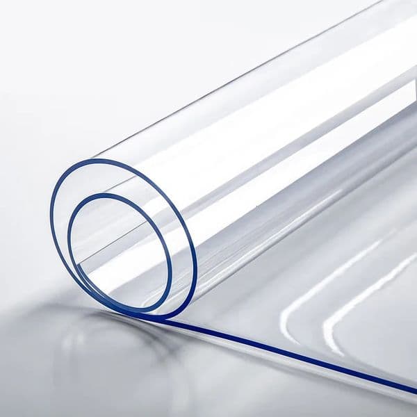 PVC Transparent Table Protector 07mm Thick Waterproof OilProof Cover for Kitchen Desk and Dining Ideal Home Office 260320