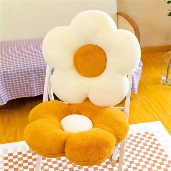 50cm Large Soft Stuffed Six Petal Flower Cushion Girly Room Decor Sunflower Pillow Bay Window Flower Sit Bedroom Seat Pillow H260325