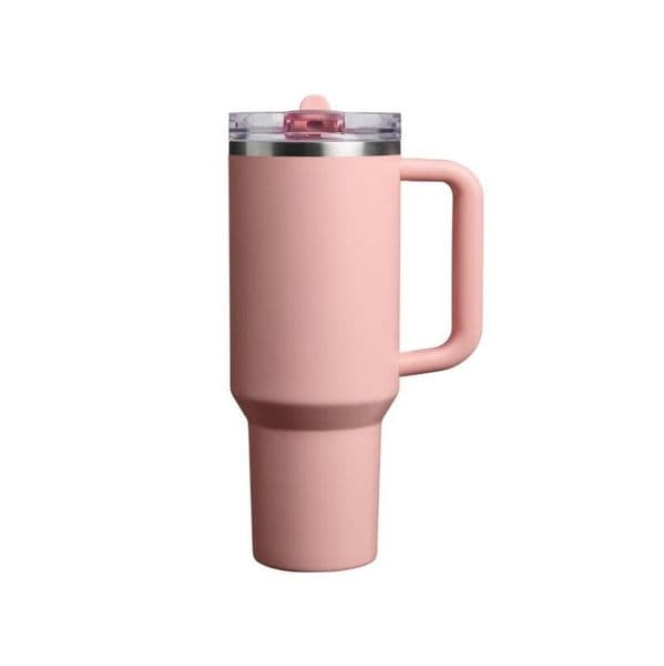 2026 New 40Oz Flip Straw Tumbler Leakproof Double Wall Vacuum Insulated Stainless Steel Travel G With Comfort Grip Handle Dishwasher Safe BP
