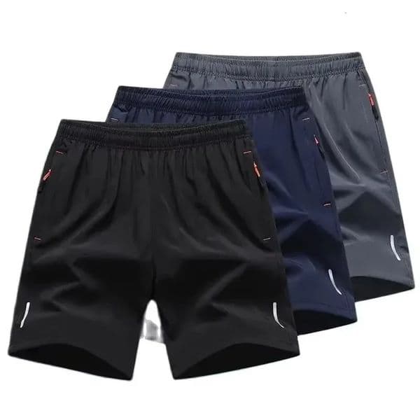 Shorts for mens casual pants ice silk sports highquality trendy quick drying 260324
