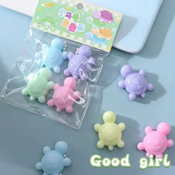 Kawaii Little Turtle Squeeze Toy Soft Restic Jelly Little Turtle Squishy Stress Relief Toys Kids Adults Unique Gifts C260325 C260327