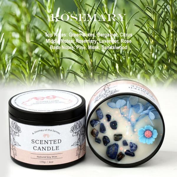 170g Luxury Scented Candles for home use Designer indoor long-lasting fragrance Stylish 6OZ Creative Crystal Scented candle, birthday, wedding and festival gifts 202