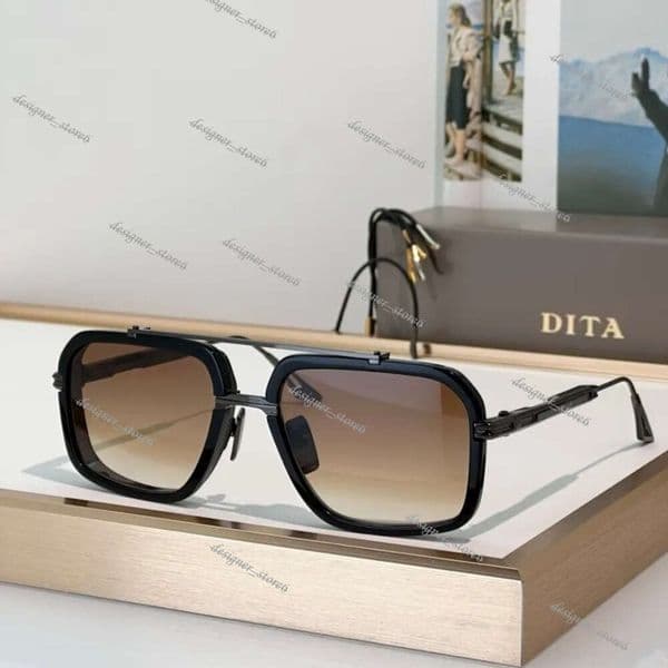 Ditaly Sunglasses Designer Sunglasses For Men Women Premium Metal Frame Uv400 Protection Classic Pilot Shades High-End Fashion Eyewear Driving Outdoor Shades 476