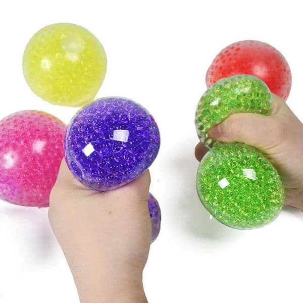 Colored Netless Bead Ball Colored Water Bead Ventilatory Ball Adult and Child Squeeze Squish Stress Relieving and Kneading Toys C260325 C260327