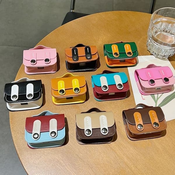 For AirPods 4 3 2 1 Pro Pro2 Earphone Case 3D Luxury Schoolbag Phone Case Silicone Cartoon Headphone Box With Pendant Cover