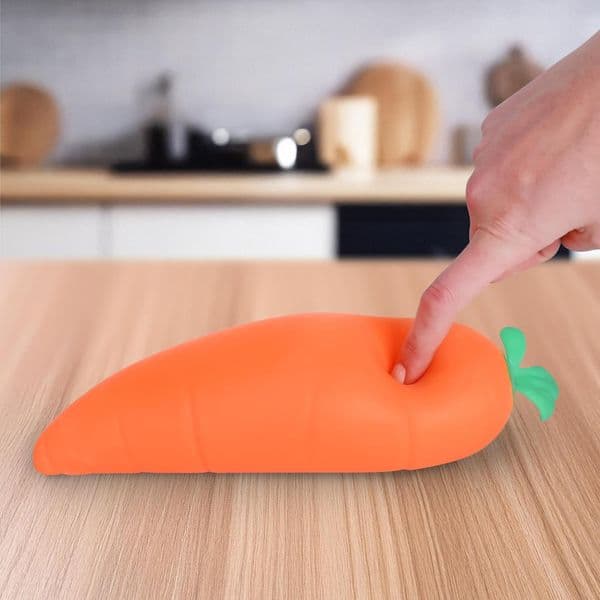 Squishy Carrot Decpression Toy Jumbo Squishy Vegetable nt Stress Relief Toy Fidget Sensory Food Fun for Kids Teens Adts J260530