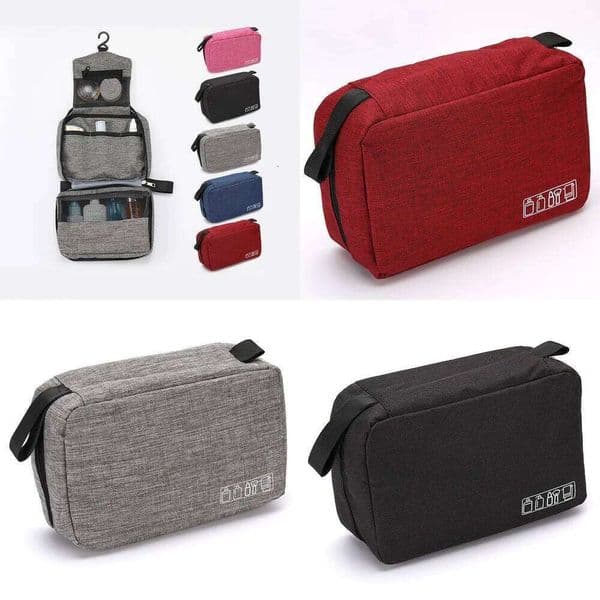 Travel Toiletry Bag with Wet Dry Separation Portable Shower Kit Men and Women Lightweight Foldable Bathroom Organizer for 26H0325