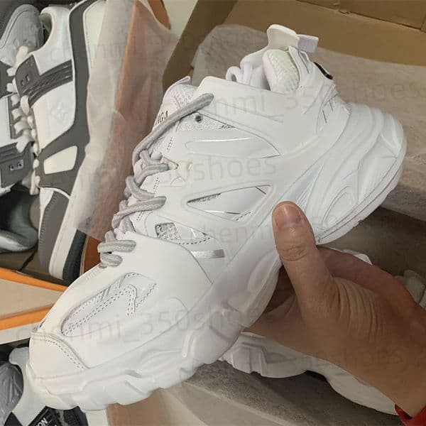Luxury brand Designer Men Women Casual Shoes Track 3 3.0 Triple white black Sneakers Tess.s. Gomma leather Trainer Nylon Printed Platform trainers shoes z3