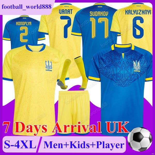 4XL Ukraine 2026 World Cup Soccer Jerseys GUTSULYAK MALINOVSKYI VANAT 26 27 Football Shirts SUDAKOV ZUBKOV football kits YAREMCHUK KONOPLYA Men Kids Kits Socks Sets