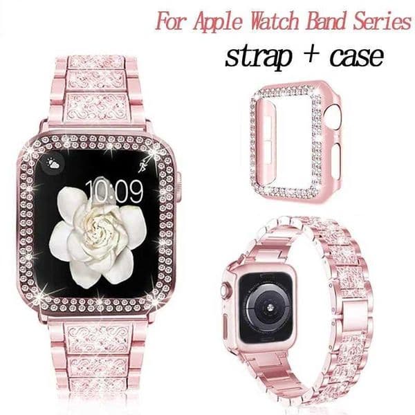 Chains Strap Case Strap Metal Band Wen Bracelet For Watch 49mm 46mm 44mm 42mm 40mm 38mm iWatch 10 9 8 7 6 5 se 4 3 2 1 C260325