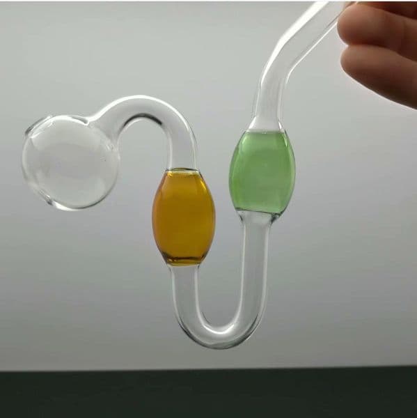 Smoking Pipes bongs Manufacture Hand-blown hookah Colorful ball snake shaped glass wok