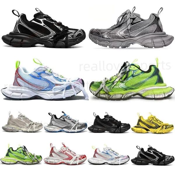 2026 Casual Shoes Triple S track 3.0 Sneakers Transparent Nitrogen Crystal Outsole Running Shoes Mens Womens Trainers Black White Green SIZE 35-45 k3