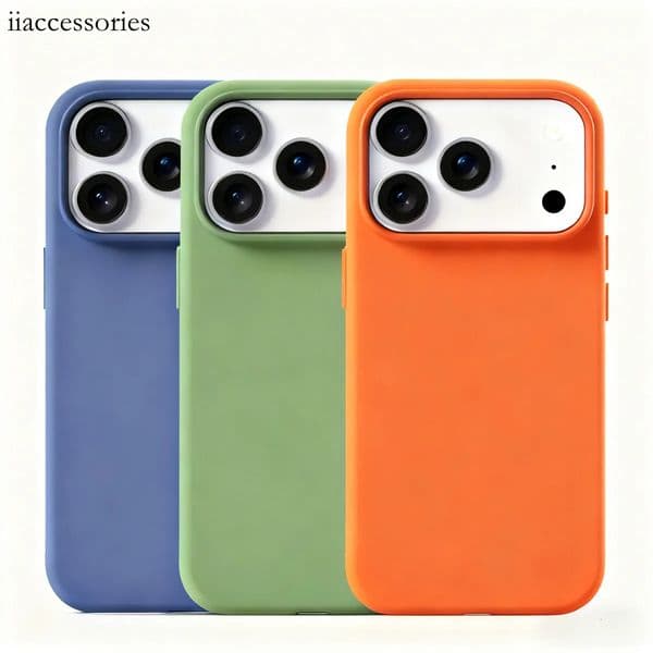designer Compatible with Apple Phone Case Liquid Silicone Magnetic iPhone 17 Pro Max Camera Button Full Coverage Animation