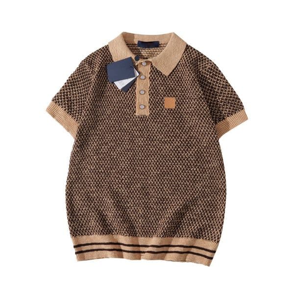 2026 Men's Plus Tees & Polos Round neck embroidered and printed polar style summer wear with street pure cotton T-Shirts j351