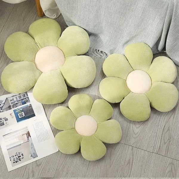 35cm Beautiful Colorful Flower Plush Pillow Toy Soft Cartoon Plant Stuffed Doll Chair Cushion Sofa Lovers Birthday Gifts H260325
