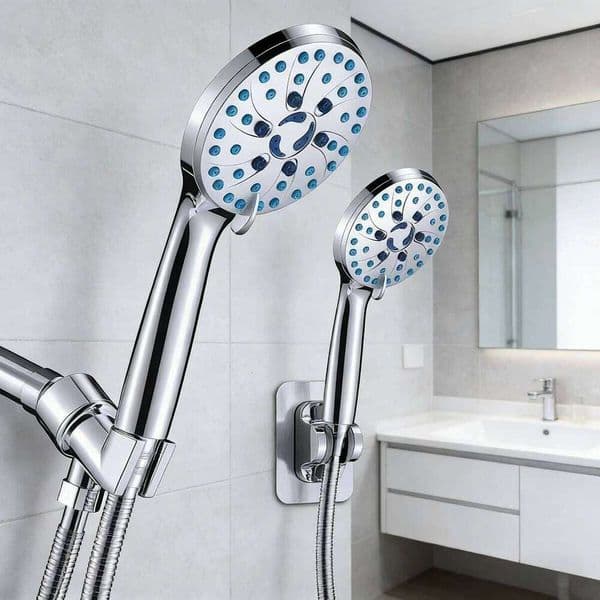Adjustable 7 Mode Handheld Head Water Saving High Pressure Sprayer for SPA Shower Jetting Bathroom Accessories 26Y0325