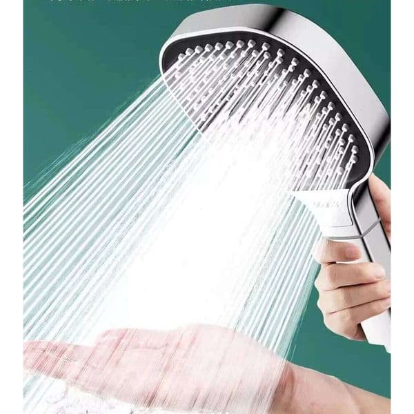 3 Modes Large Flow High Pressure Head with Filter Strong Pressurized Handheld Shower Faucet Nozzle Bathroom Accessories 26Y0325