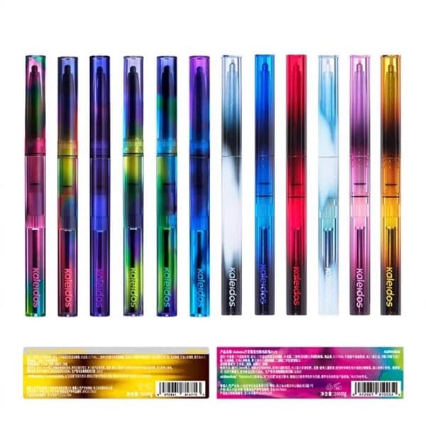 Kaleidos Automatic Gel Pencil Waterproof Eyeliner Chameleon Colour Long Wear Glitter Metallic Waterproof Eye Liner Pen Makeup 260317