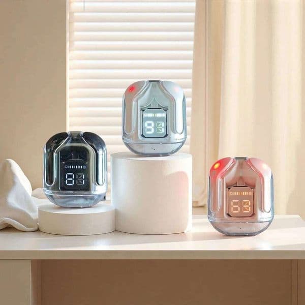 Original T2 TWS Transparent Headset HIFI Sound Wireless Earphones Bluetooth 5.3