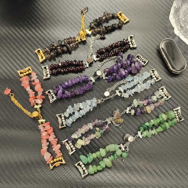 Irregar Crystal Stone Bracelet Strap for 10 8 9 Pro for Redmi watch4/5/6 Girls Bracelet for 8 9 10 fit3/4/4 Pro C260325