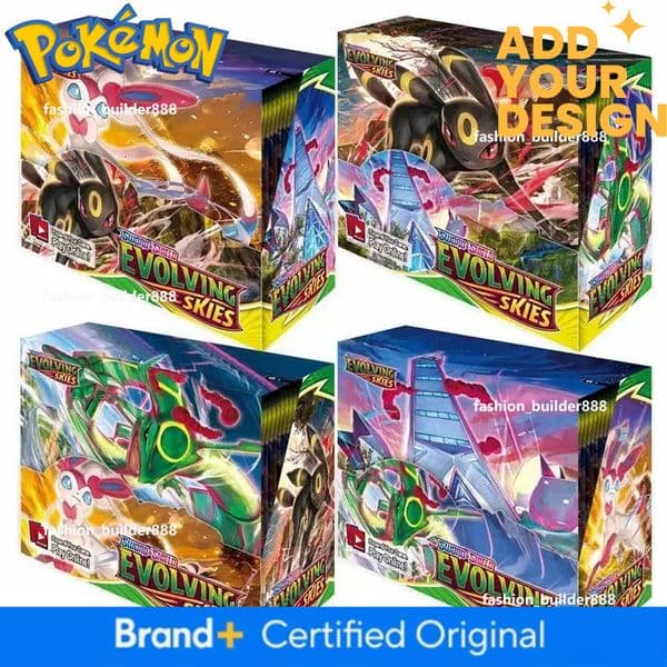 Pokemon cards Evolving Skies Surging Spark Chilling Reign 360pc/1box Blind Box Pocket Monster