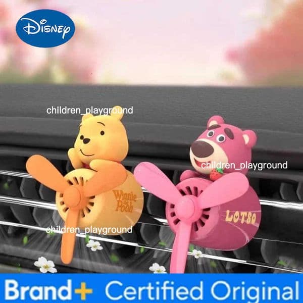 Disney Cartoon Stitch Lotso Mickey Winnie the Pooh Car Air Freshener Perfume Diffuser Auto Accessory Fragrance Car Ornaments H260326