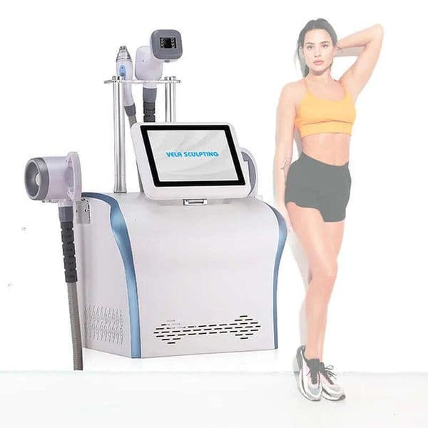 Portable Vela Body Shape Vacuum Roller Cellulite Removal Massager Cryotherapy Fat Freezing Skin Tightening Slimming Machi