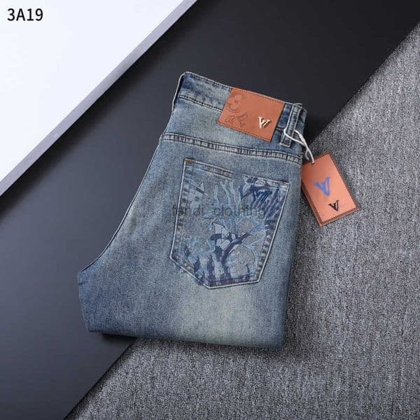 Men's Jeans Designer Luxury Fashion Casual Pants, Exquisite And Comfortable 26 Spring/Summer New Man Business High-End European Style Trousers
