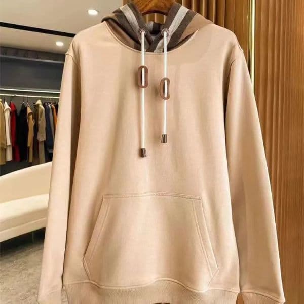 designer hoodie men Hooded Winter Tide Brand Heavy Designer Loose Down Hooded Pullover Men's Long-Sleeved Sweatshirt