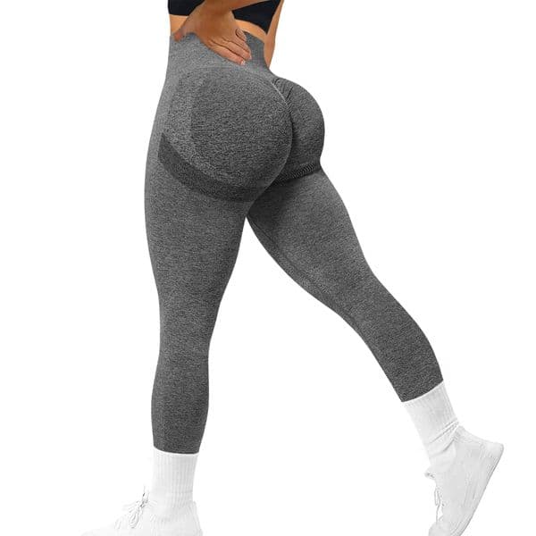 Women's High Waist Peach Butt Lifting Fitness Leggings, Tummy Control Bright Color Yoga Pants for Workout & Running