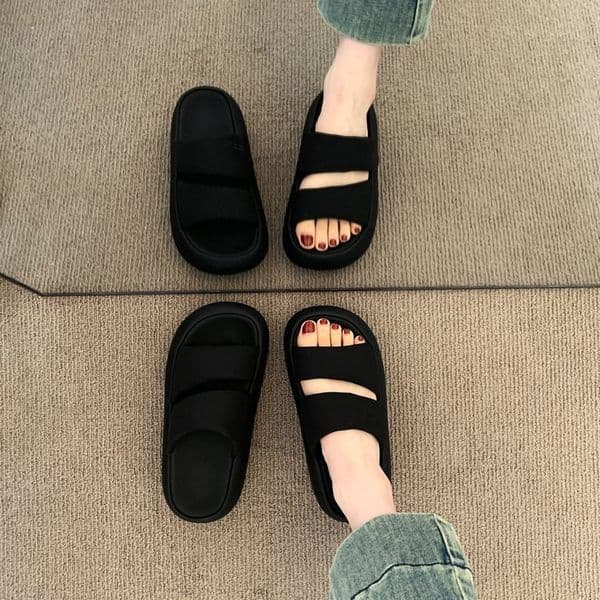 Ddmysports Hong Kong Style Thick Soled Sandals Women New Model Suitable For Wearing Skirts Versatile And Fashionable With A High End Feel Beach Shoes Outdoor
