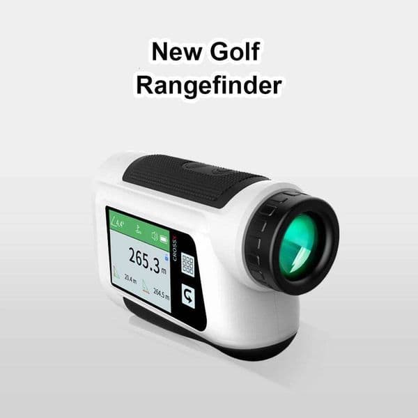 Laser Rangefinder Slope Compensation 650Yards Range Finder with Side Screen Display Flag Locking Vibration for ing 26H0326