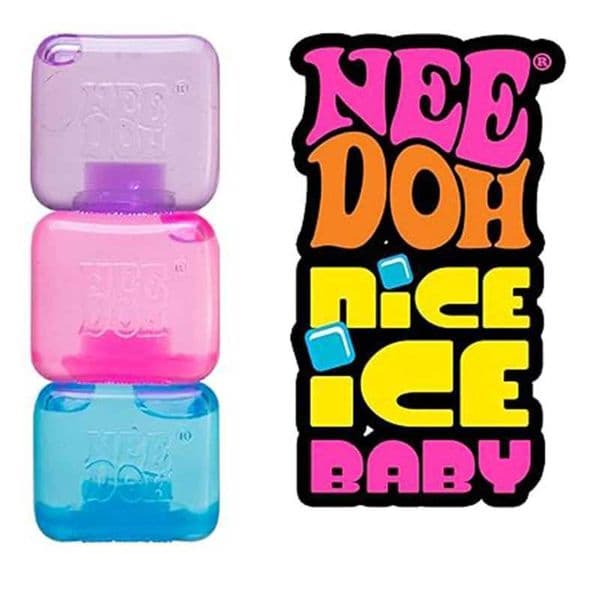 Schylling Needoh NicesCube Sensory Stress Relief Squishy Cube Anti-Anxie Squeeze Object for Focus ADHD Population Z260326