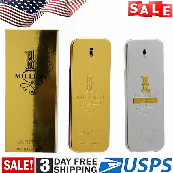 Fast Delivery in The US New Men Cologne Sexy Fragrance Spray Eau De Parfum Million EDP Perfume Parfums 6e5