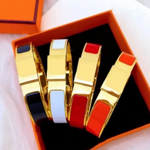 High Quality love gold bracelet jewelry Classic Bangle for Couples Stainless Steel braclet jewlery for woman sier bracelets bangle Party Christmas Gift