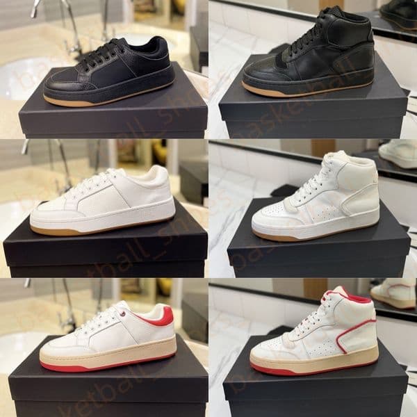 Designer SL/61 Casual Shoes Women Men Genuine Leather Lace Up Gym Low Top Sneaker Cowhide Dirty Men trainers Size 35-46
