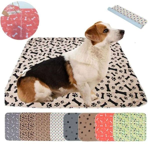 Durable Super Absorbent Bed Mat Washable Reusable Puppy Pee Pad with Pheromones Leak-Proof Anti-Slip Pet Training Pads Dogs 26Y0326