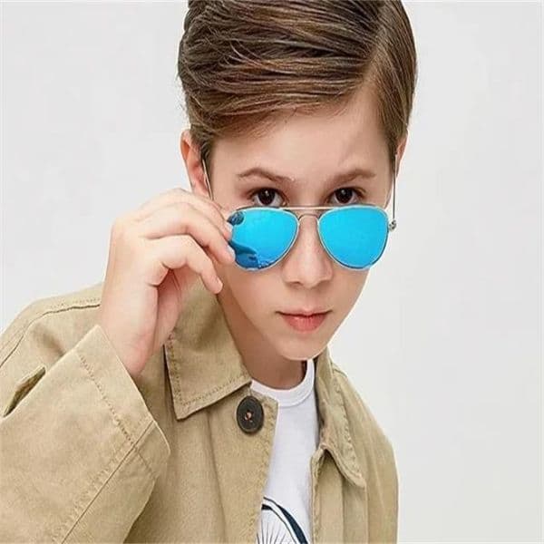 Polarized Designer Kids Sunglasses Adumbral Goggle UV400 Brand Eyewear Classiceyeglasses Teenagers Sun Glasses Metal Frame With Box Z260606
