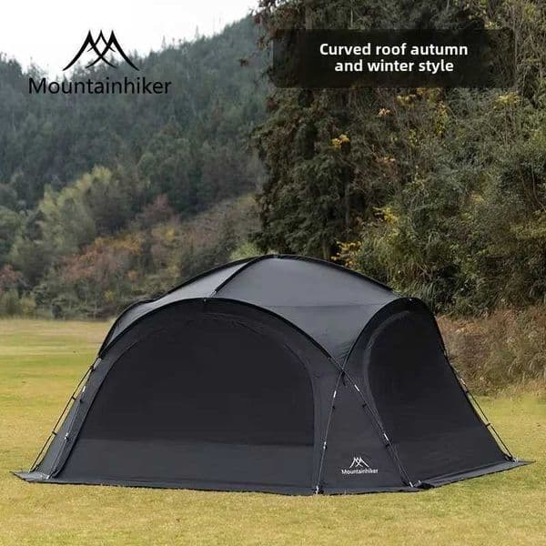 MOUNTAINHIKER Dome Tent 5/8 Outdoor Camping Car Large Shading Family Four Seasons Waterproof Anti-mosquito Net Equipment H260325